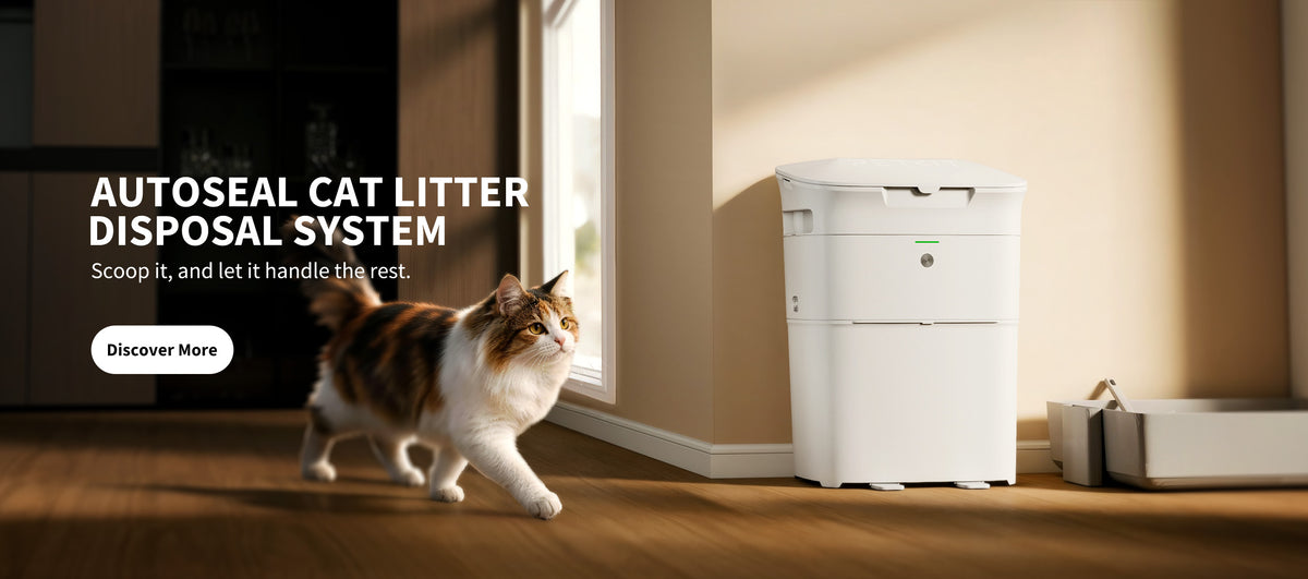AutoSeal Cat Litter Disposal System banner pc