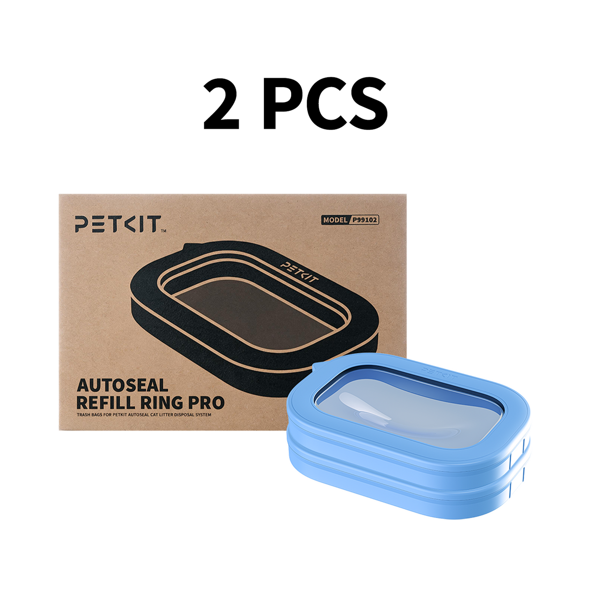 Autoseal Refill Ring Pro displayed in a packaging set containing 2 refill rings