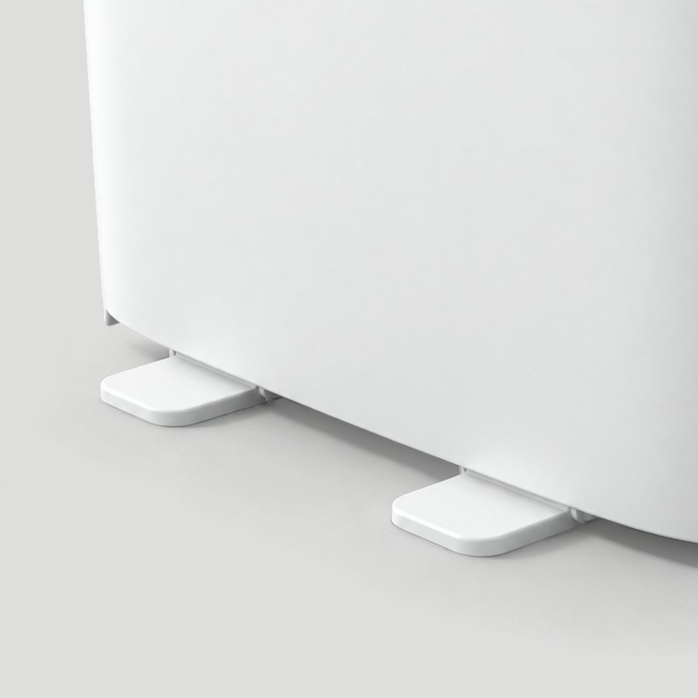 PETKIT AutoSeal Cat Litter Disposal System with anti-tip feet designed to keep the unit stable during daily cat waste disposal