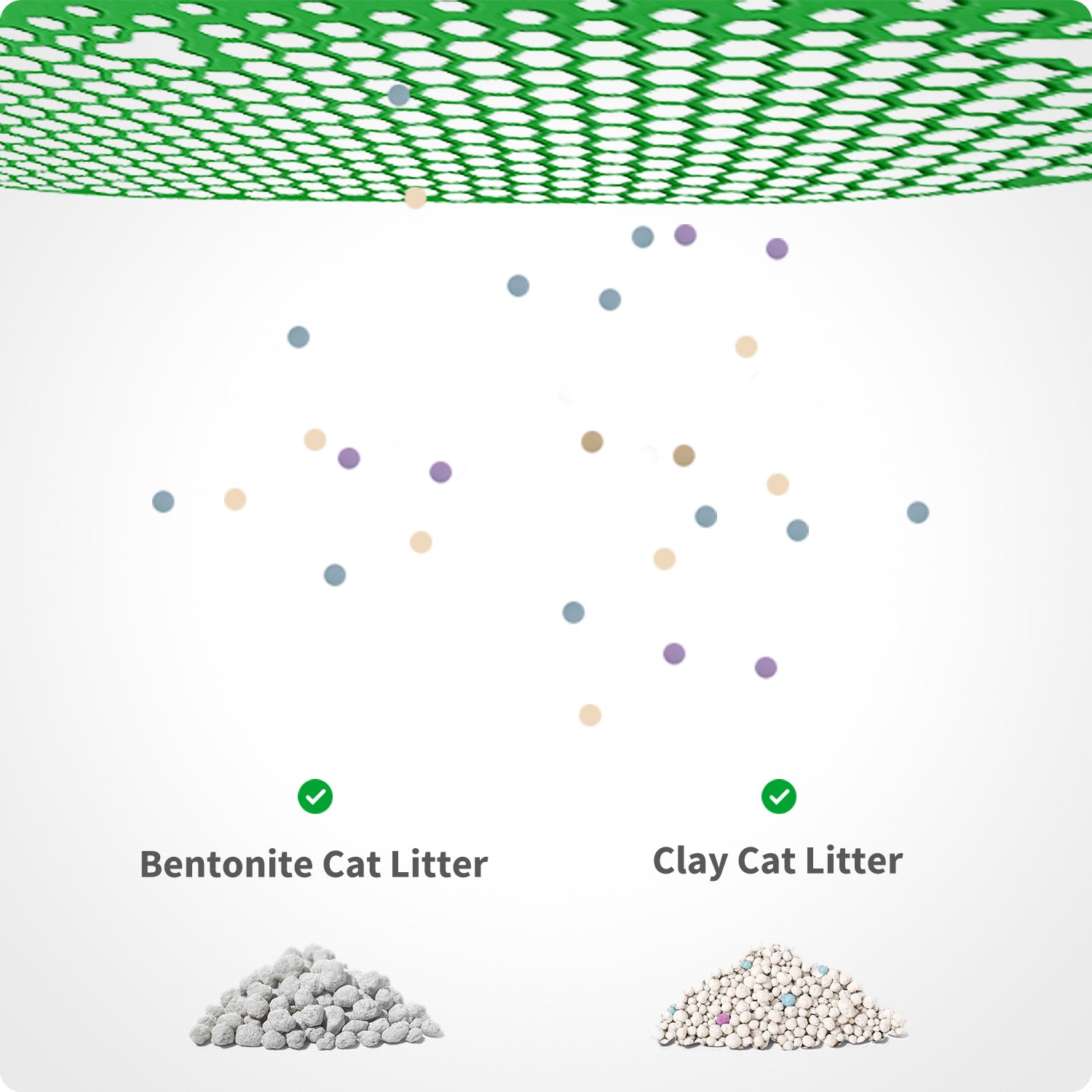 PUROBOT MAX 3 self cleaning litter box compatible with bentonite and clay clumping cat litter