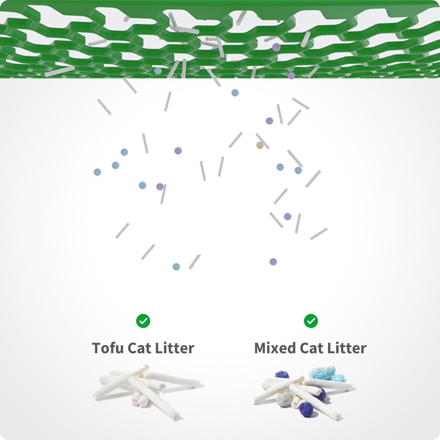 PUROBOT MAX 3 self cleaning litter box compatible with tofu and mixed clumping cat litter
