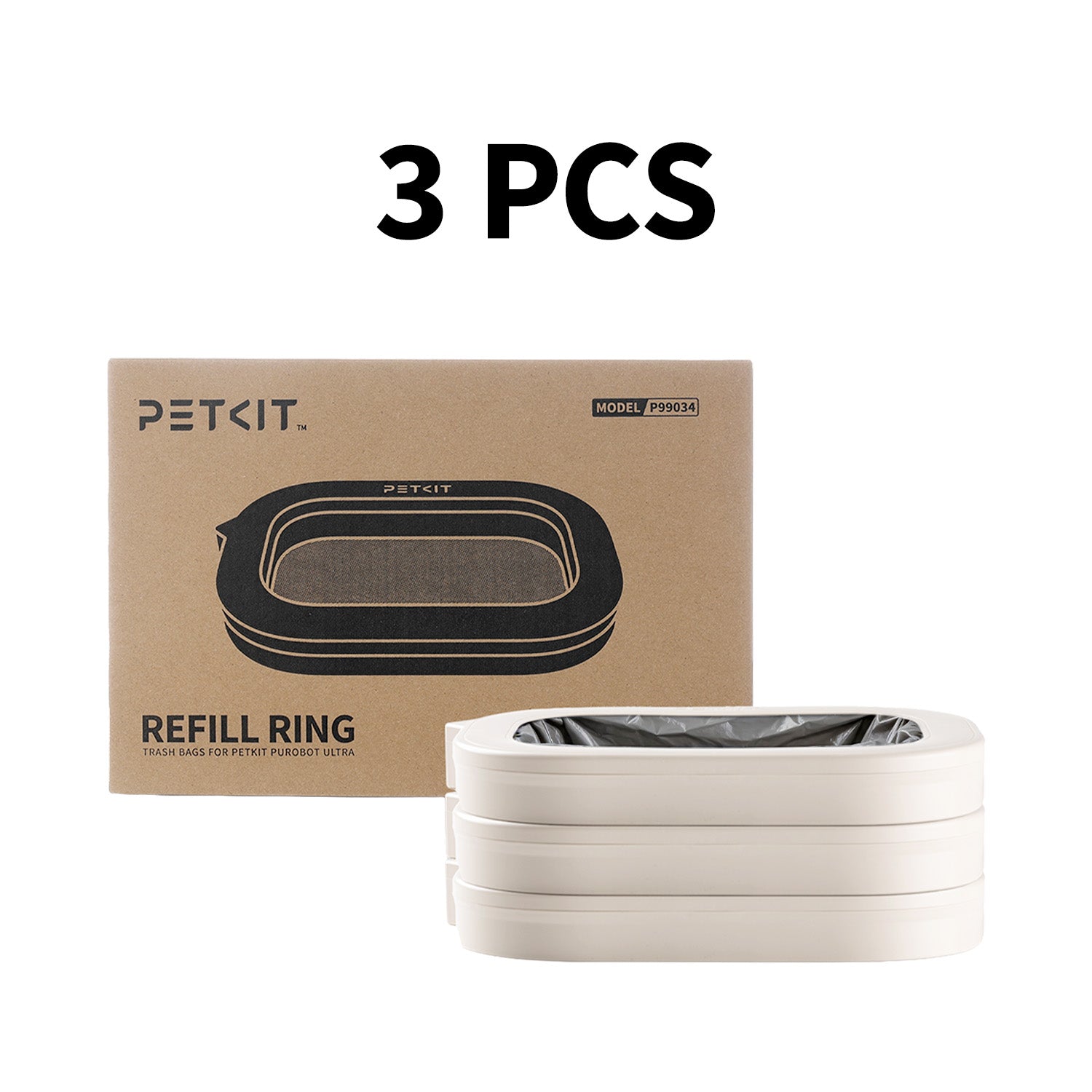 Refill Ring displayed in a packaging set containing 3 refill rings