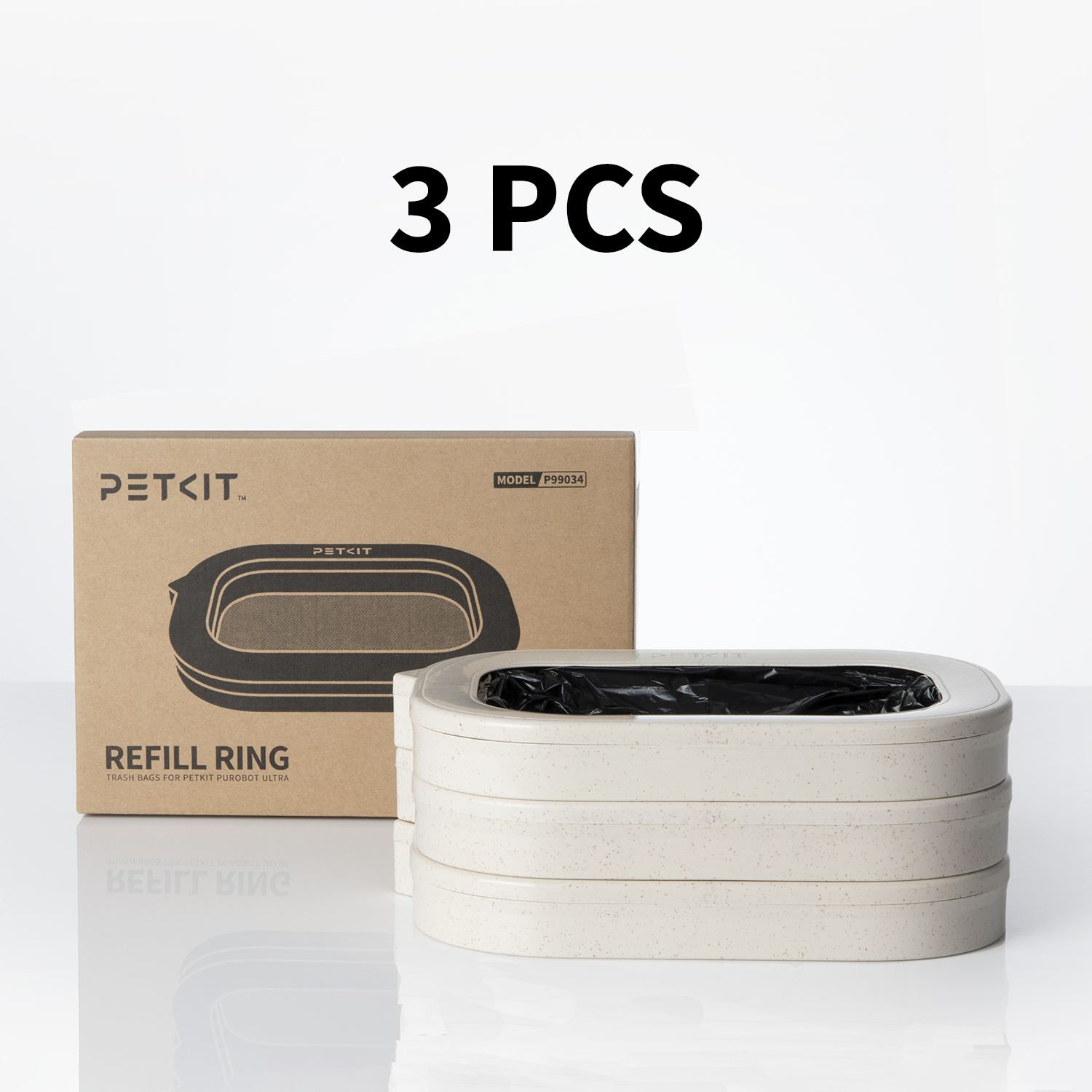 Refill Ring displayed in a packaging set containing 3 refill rings
