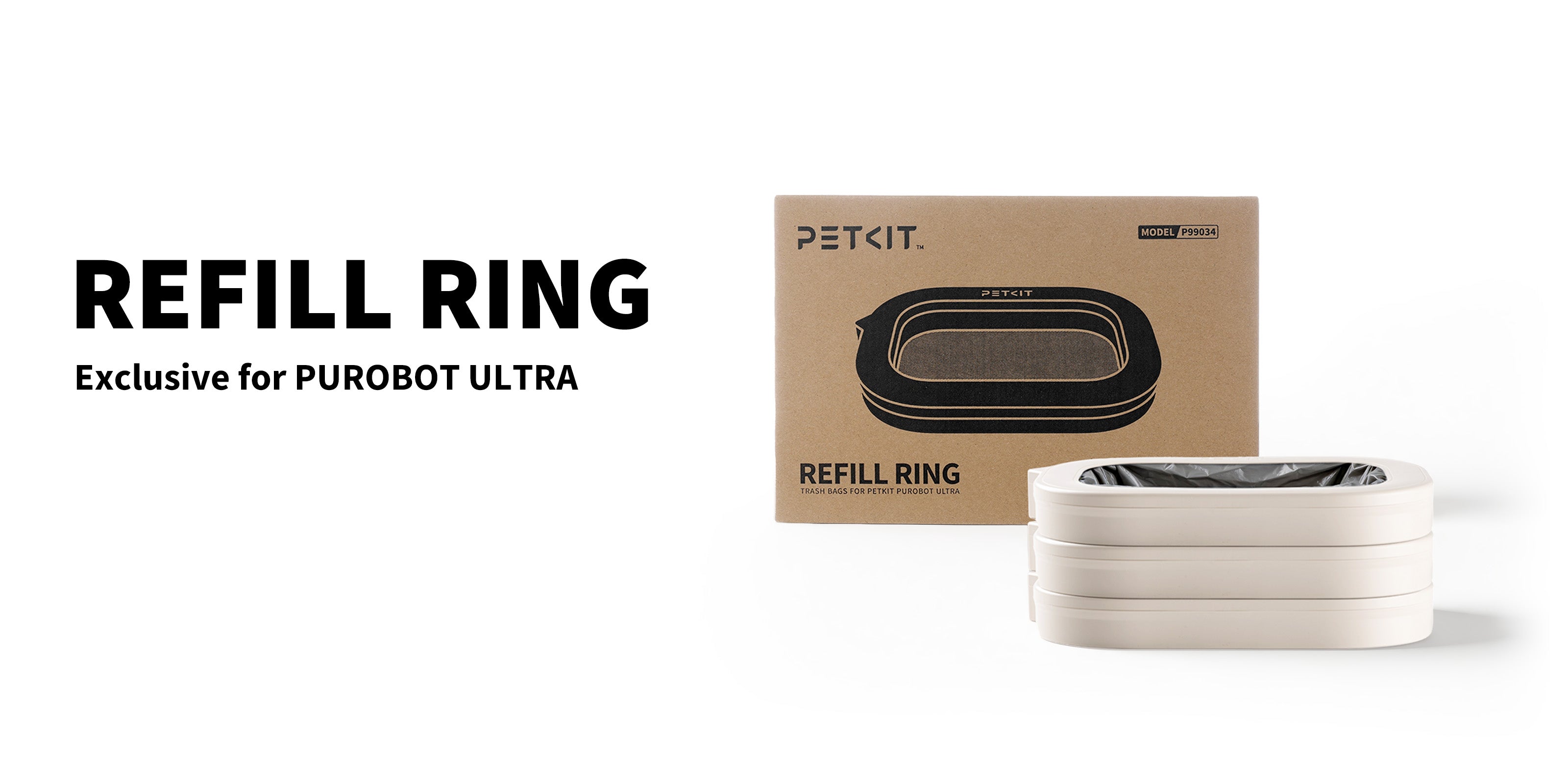 Refill Ring engineered exclusively for seamless use with Purobot Ultra Automatic Litter Box