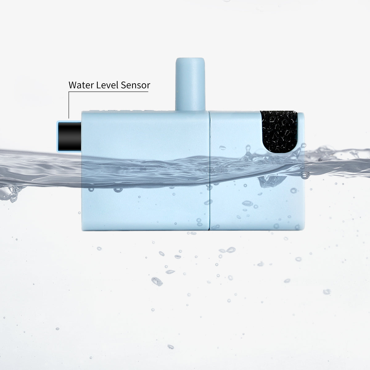 Wireless Water Pump equipped with a precise water level sensor that automatically stops operation to prevent dry running