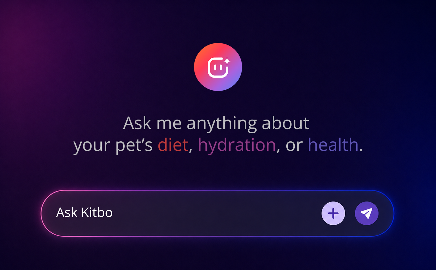 Kitbo AI-powered pet health assistant helping pet parents monitor pet diet, hydration, and health using connected PETKIT smart devices