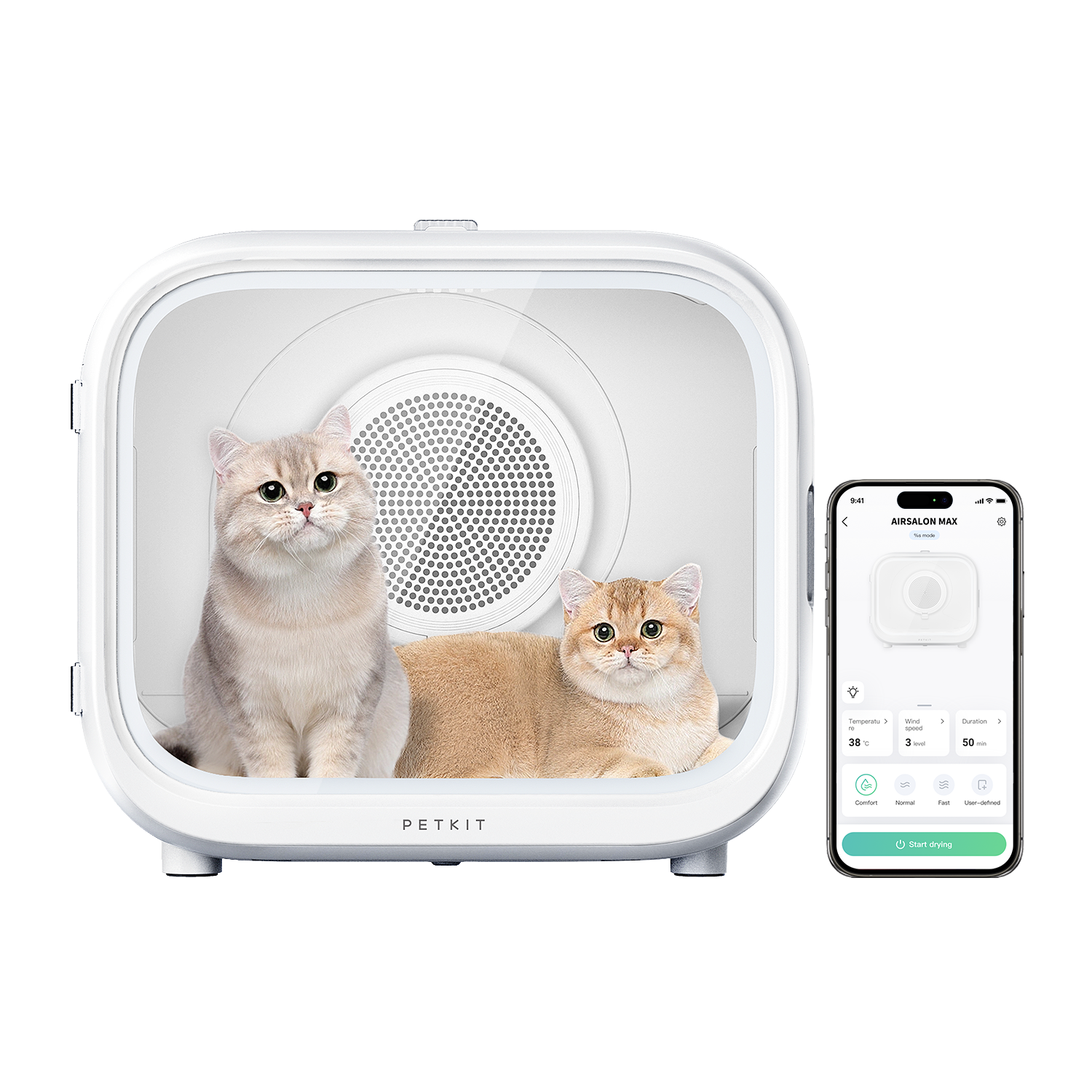 PETKIT AirSalon Max 60L Automatic Pet Hair Drying Box for Cat