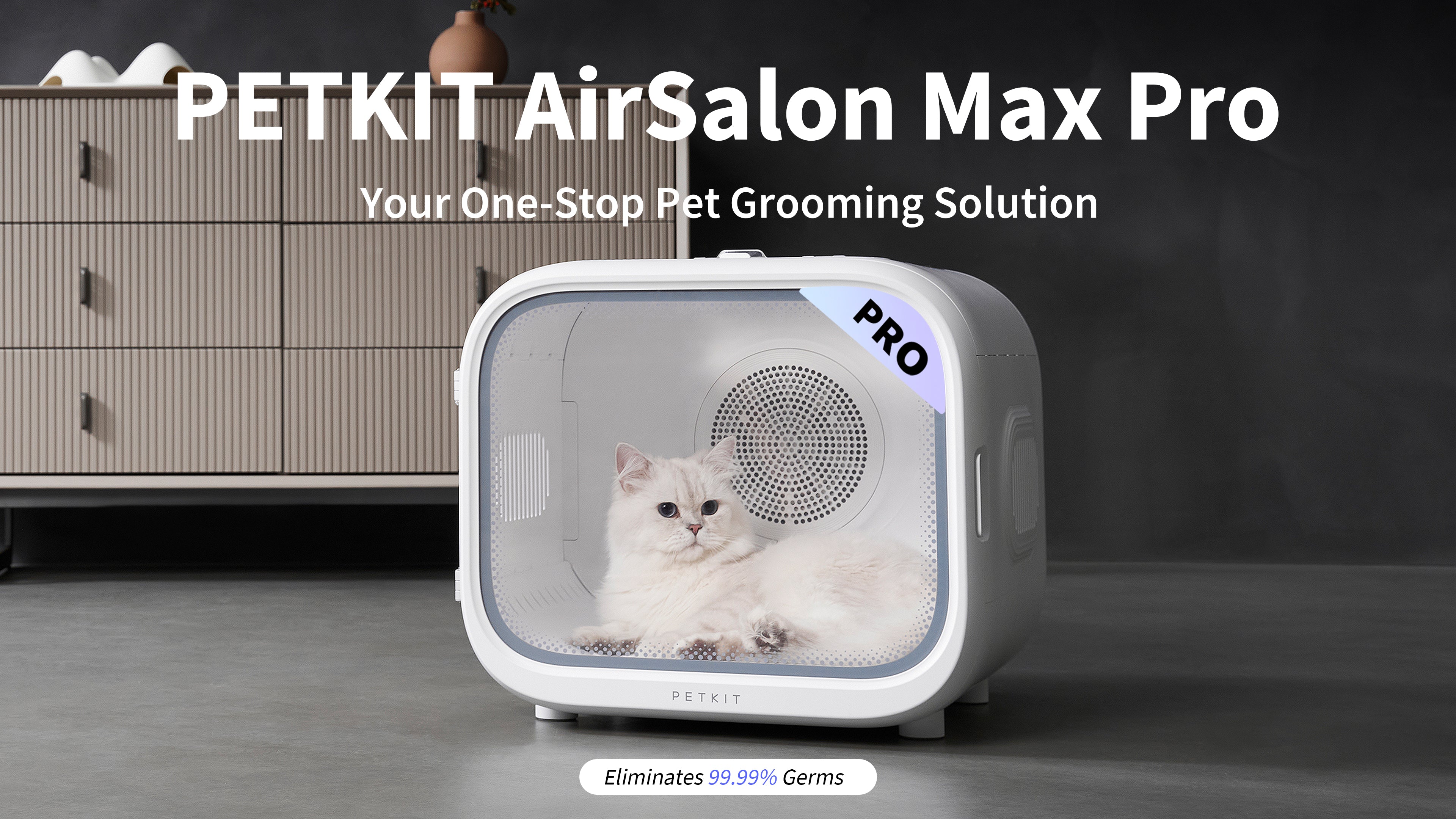 PETKIT AirSalon Max Pro Mess-free cat hair dryer Pet Automatic
