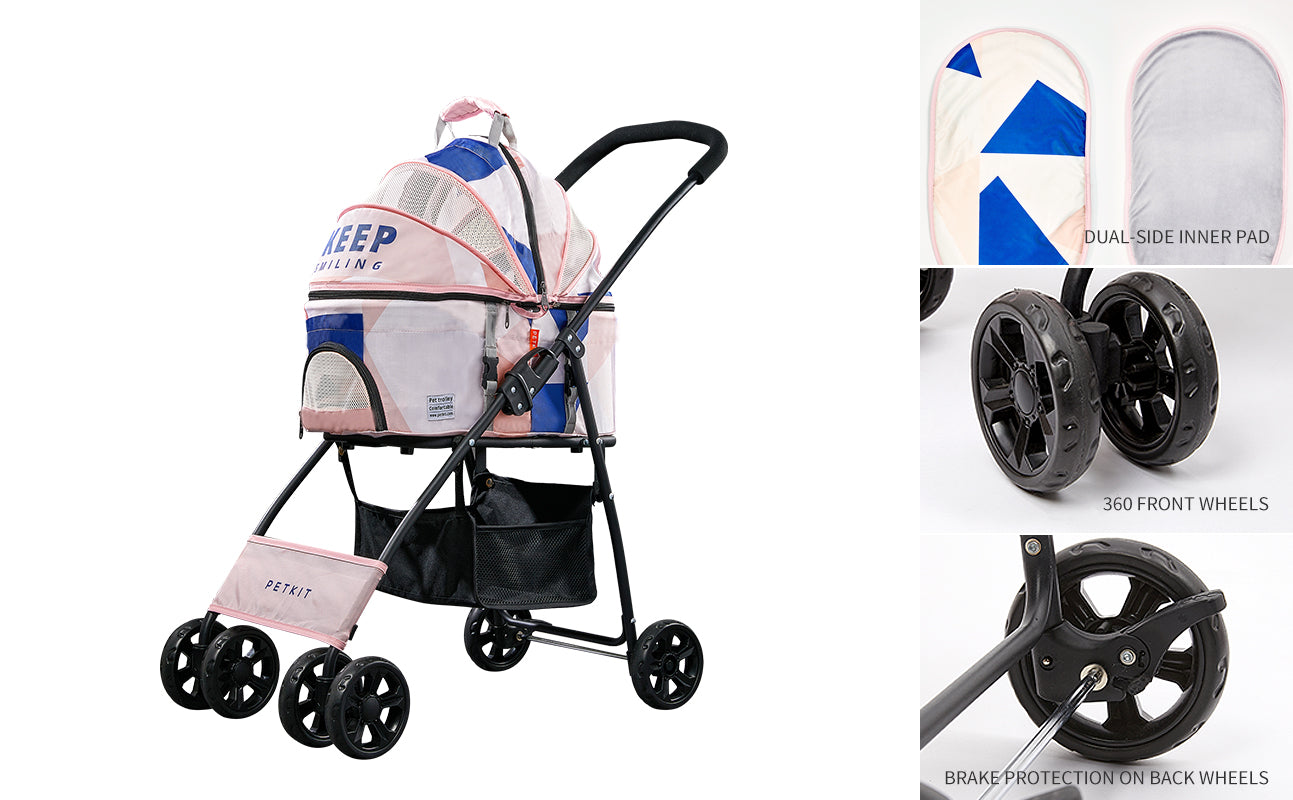 side by side dog stroller Bon Voyage Pet Stroller