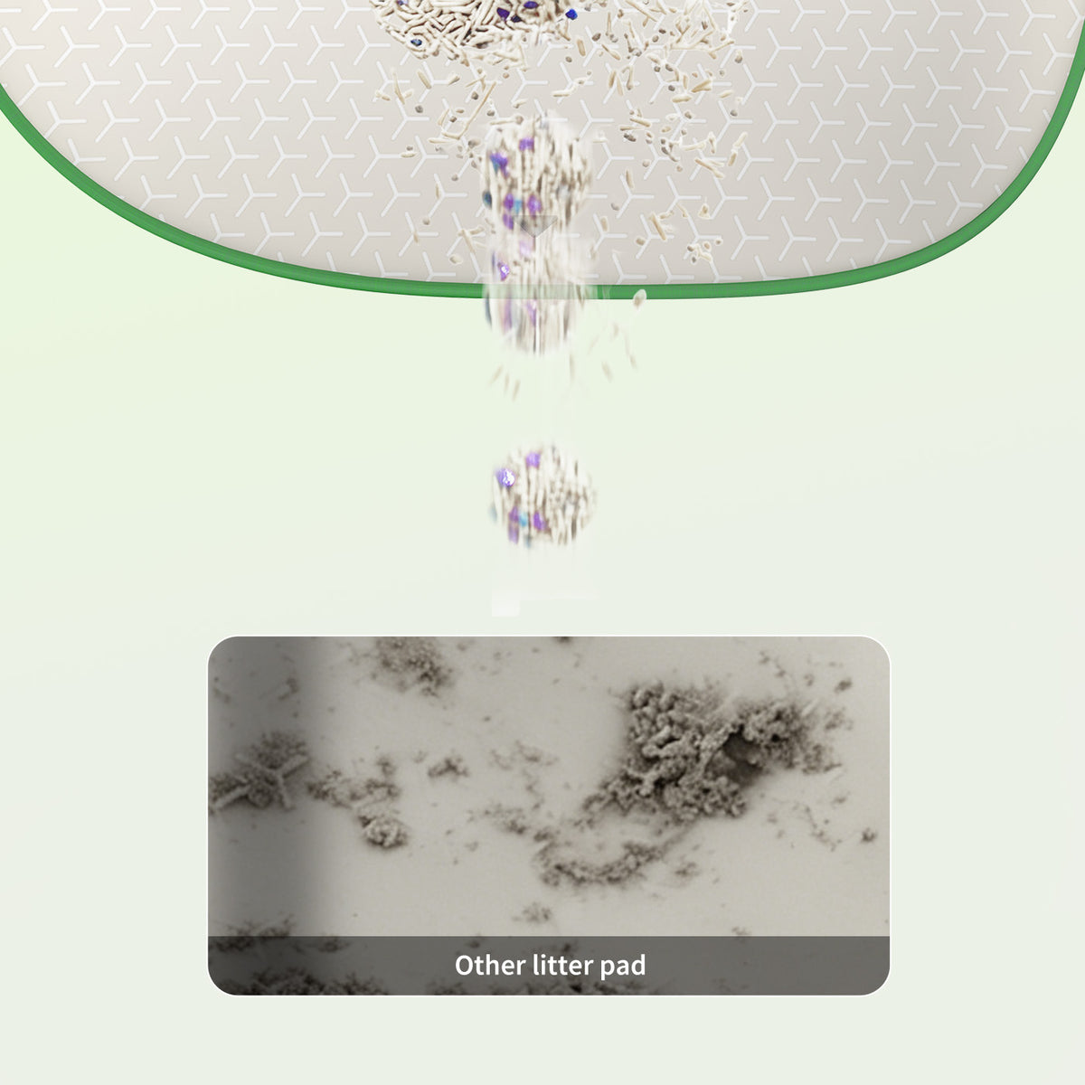 High Performance Cat Litter Pad Max 3.0 maintains consistent non-stick performance over time with reduced buildup for easier long-term cleaning