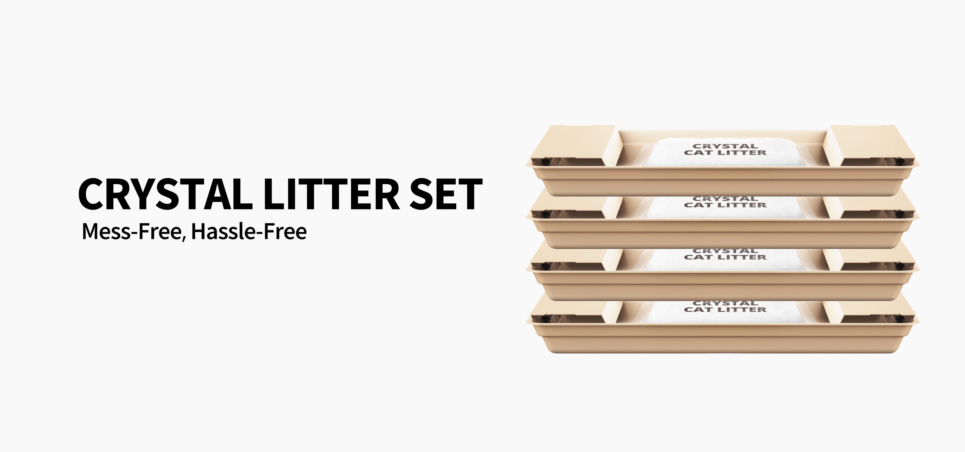 Crystal Litter Set - 4 Pack