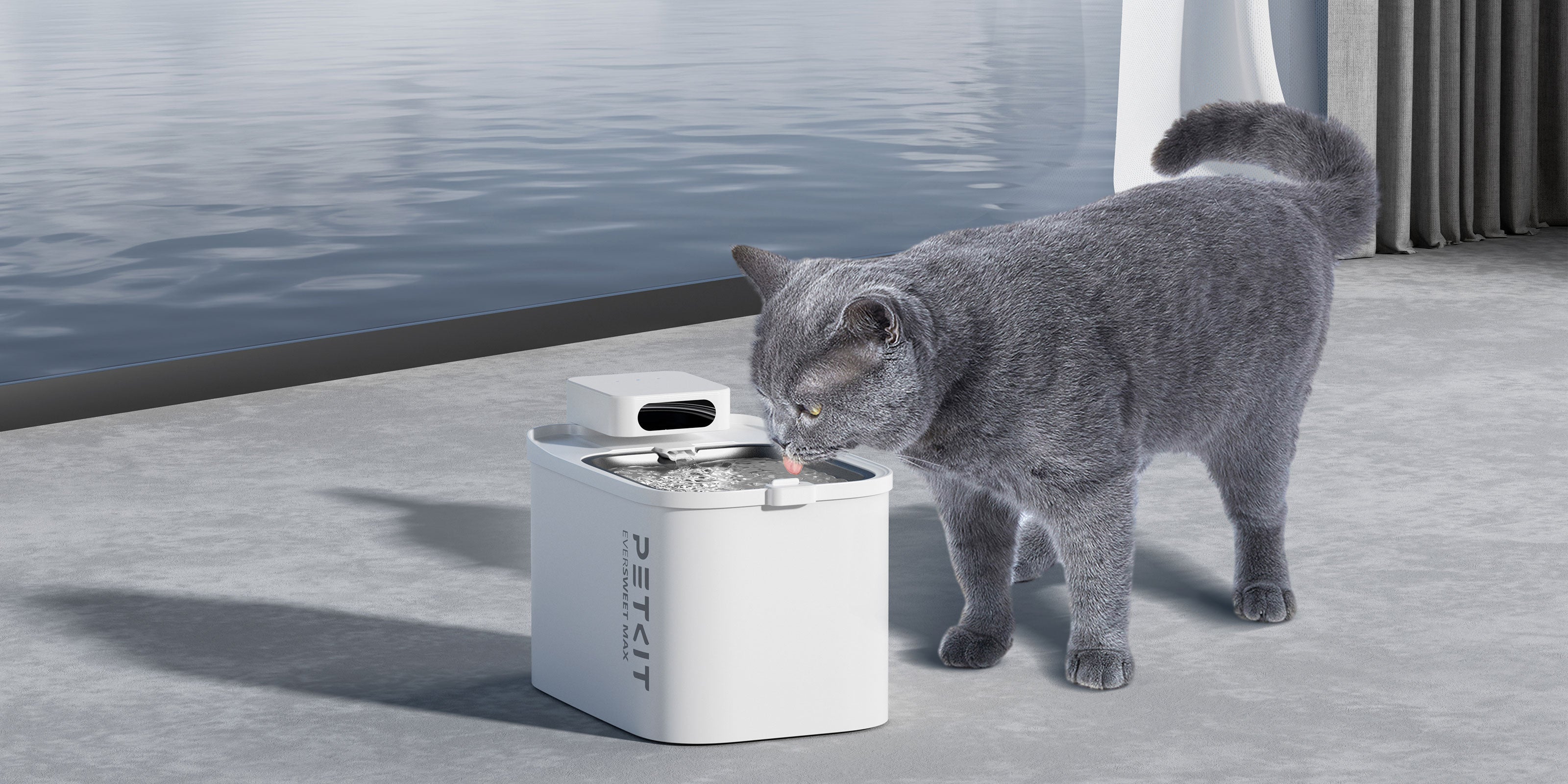 PETKIT Eversweet Max コードレス給水器 PETKIT EverSweet Max Cordless Smart Pet Drinking Fountain like
