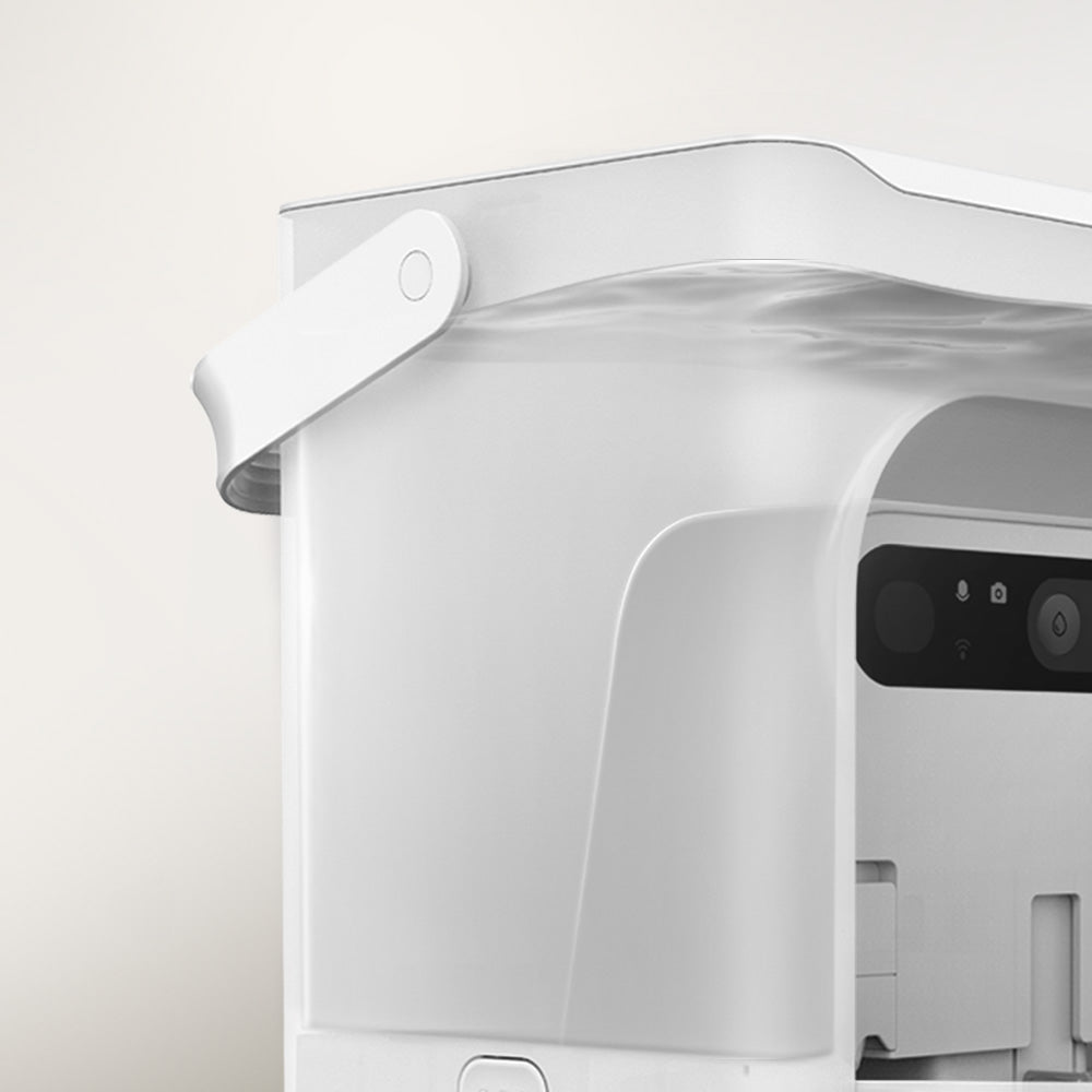 EverSweet Ultra Cat Water Fountain transparent water tank clearly showing water level for easy monitoring