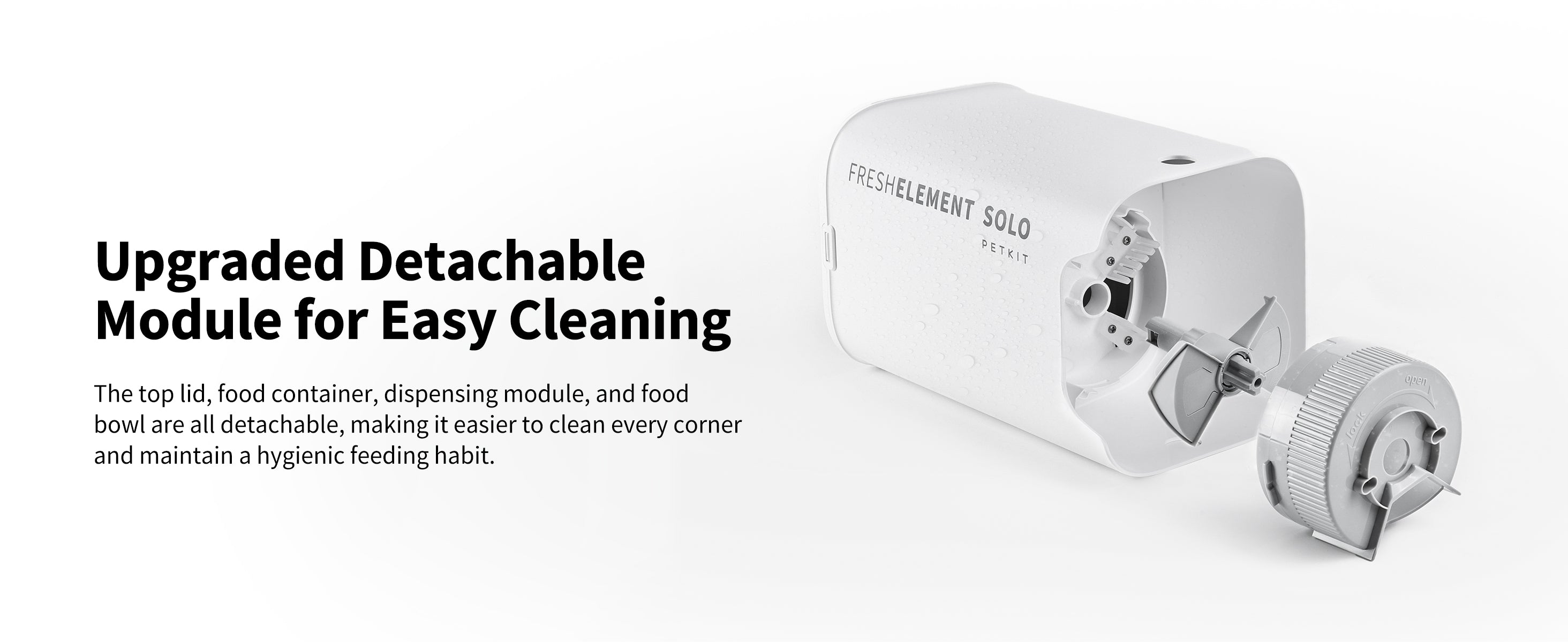 Fresh Element Solo Automatic Cat Feeder with App Control