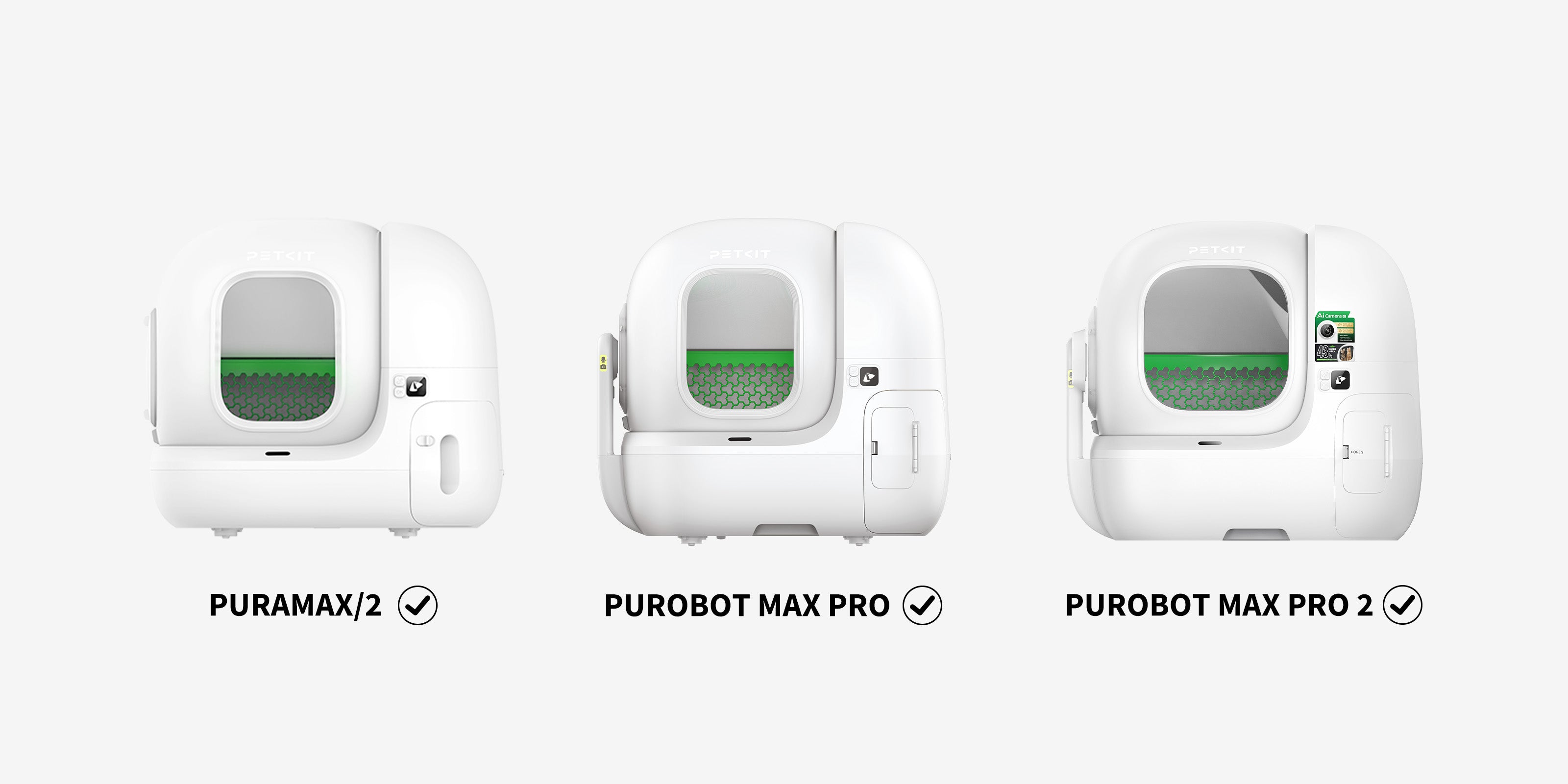 Pet Odor Eliminator N50 2.0 compatible with PETKIT automatic litter boxes including PuraMax, PuraMax 2, Purobot Max Pro and Purobot Max Pro 2 Automatic Litter Box