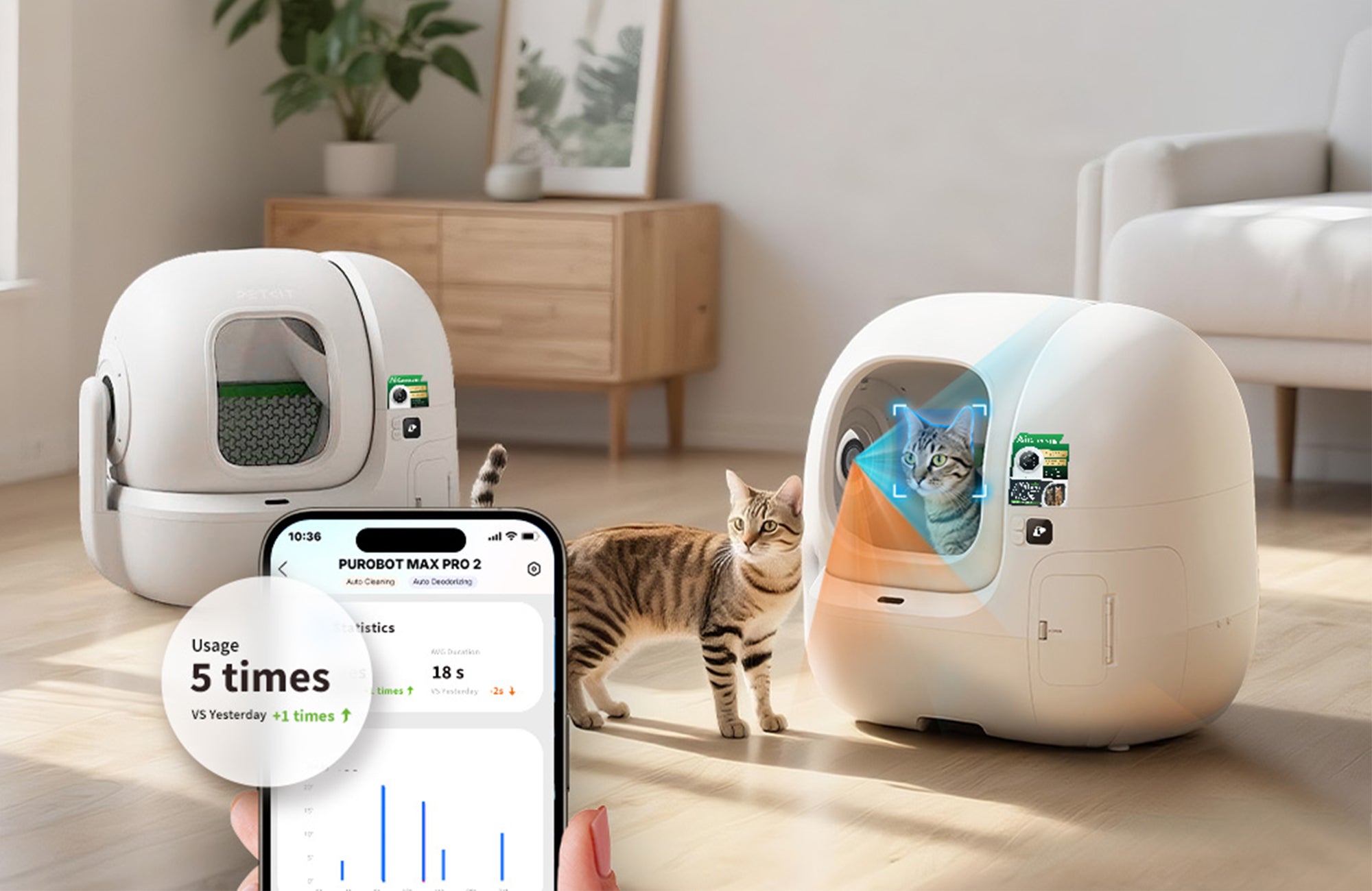 PETKIT PureMax2 新品未使用　保証:2026年11月22日まで PUROBOT MAX PRO 2 at CES 2026: Top Choice for Multi-Cat Homes
