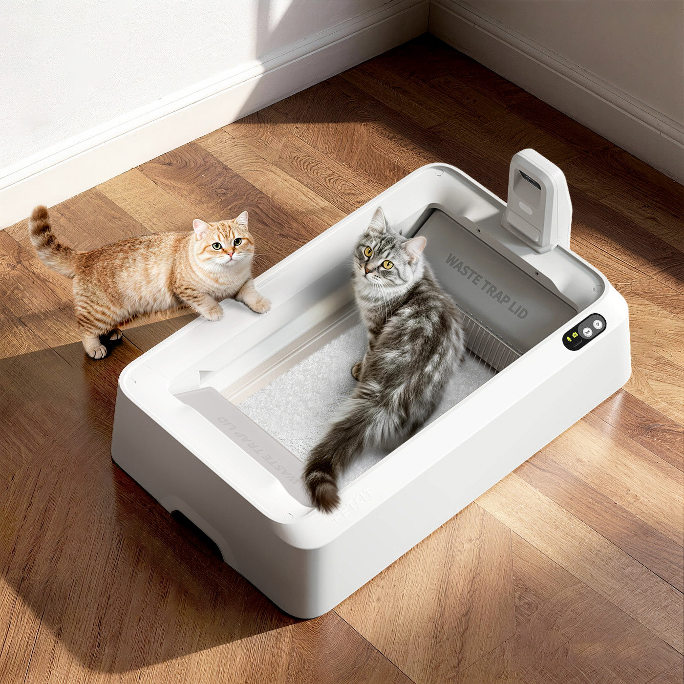 Purobot Crystal Duo Automatic Cat Litter Box with Camera