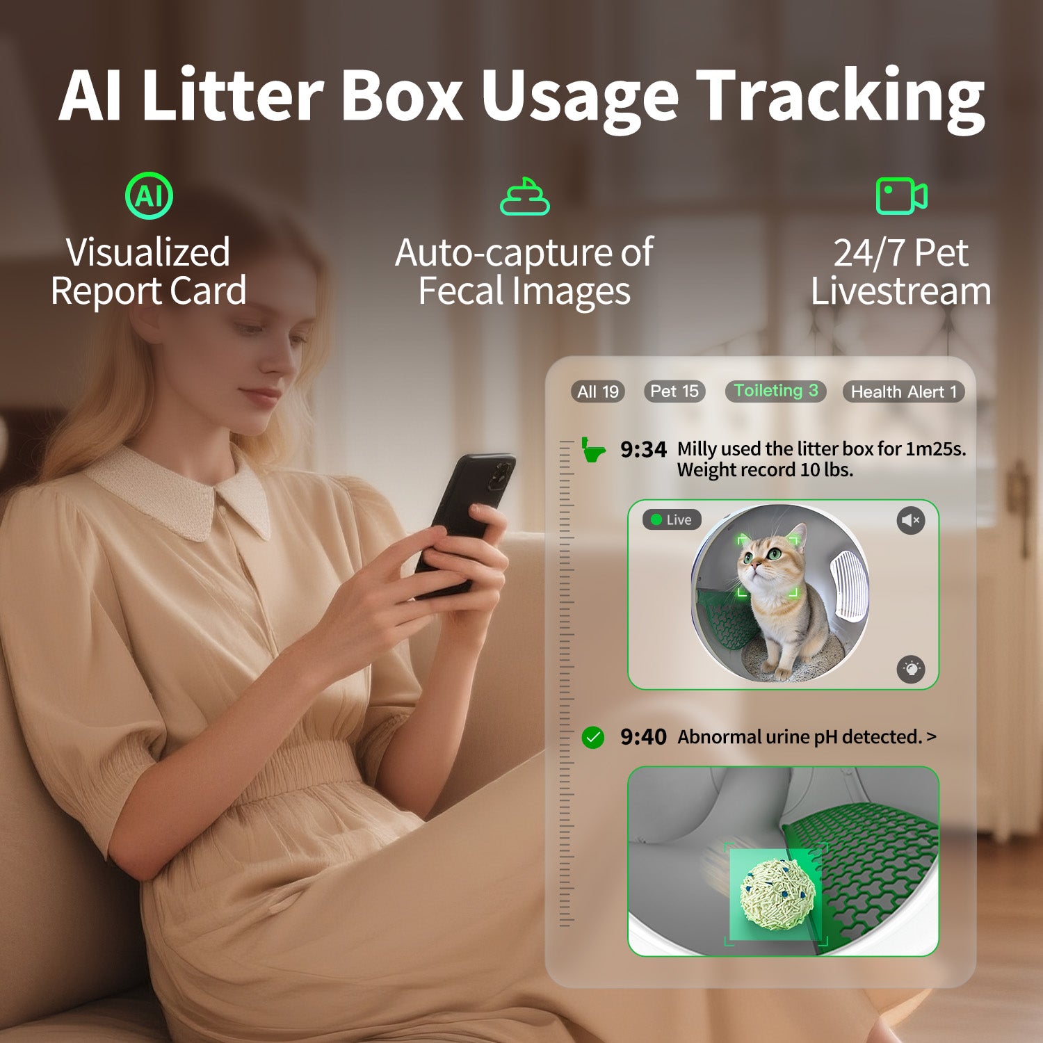 PUROBOT MAX PRO 2 Automatic Self-Cleaning Cat Litter Box | Larger