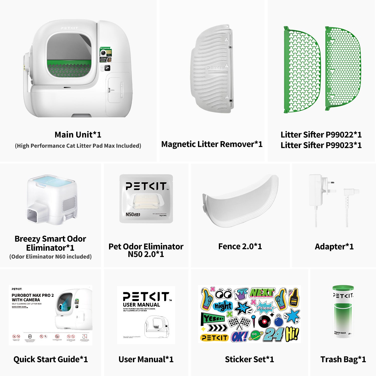 PETKIT 自動トイレMAX2カメラ付き/PUROBOT MAX PRO PUROBOT MAX PRO 2 Automatic Self-Cleaning Cat Litter Box | Larger