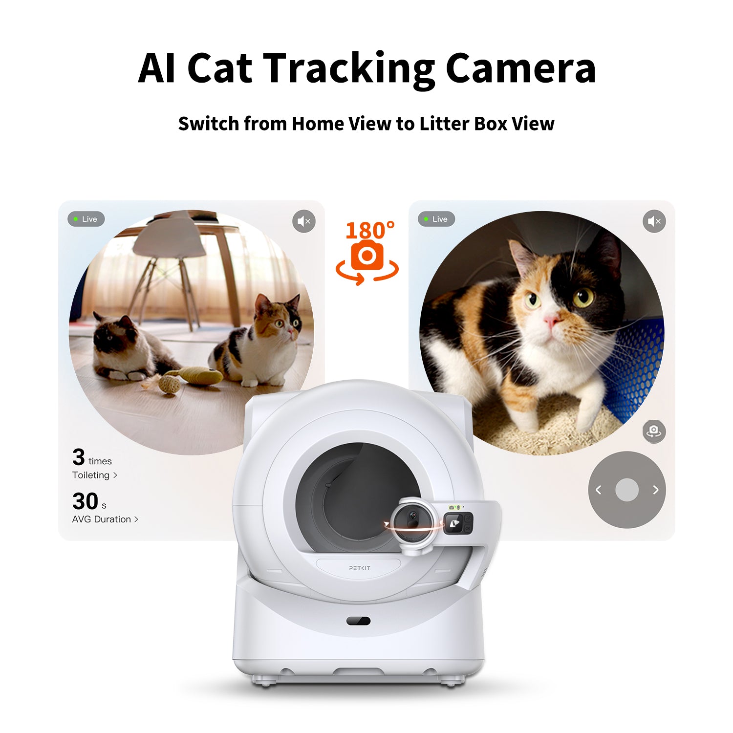 Purobot Ultra Automatic Litter Box with AI Camera & Auto Waste Packing