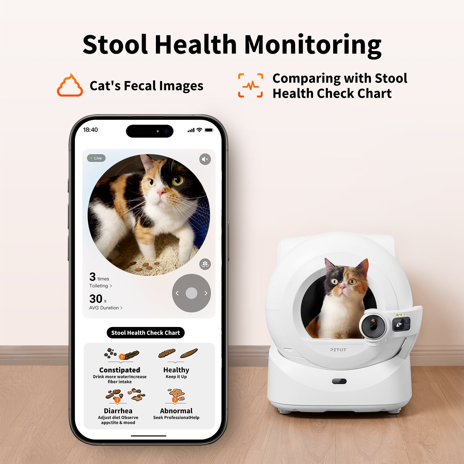 Purobot Ultra Automatic Litter Box with AI Camera & Auto Waste Packing